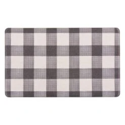 World Rug Gallery Checkered Plaid Anti-Fatigue Standing Mat -Home Improvement Store GUEST 9d997514 d89c 43ba a57c 4b7f12f53e6f