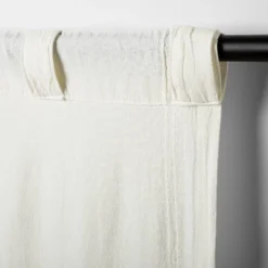 Tonal Texture Curtain Panel Sour Cream - Hearth & Hand™ With Magnolia -Home Improvement Store GUEST a3759400 9398 4b46 97a0 2fba23657e88