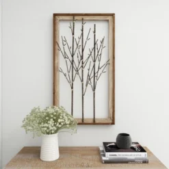 Contemporary Metal Nature Wall Decor Brown - Olivia & May 21 Contemporary Metal Nature Wall Decor Brown - Olivia & May -Home Improvement Store GUEST a5c51154 4ae6 48f4 8dbb de2ea8c70b62