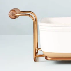 4.25qt Oven-to-Table Stoneware Baking Dish With Cradle Carrier Cream/Clay - Hearth & Hand™ With Magnolia 7 4.25qt Oven-to-Table Stoneware Baking Dish With Cradle Carrier Cream/Clay - Hearth & Hand™ With Magnolia -Home Improvement Store GUEST a6a6fc4c f8f3 4913 a404 ef592b5d98a2