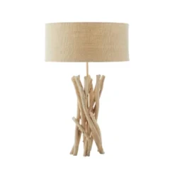 Rustic Wood Table Lamp Beige - Olivia & May 18 Rustic Wood Table Lamp Beige - Olivia & May -Home Improvement Store GUEST a918490c dc9b 46f6 9bba f9bb28ea35ba