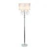 Trendy Romantic Sheer Shade Floor Lamp With Hanging Crystals White - Elegant Designs -Home Improvement Store GUEST aa52bcdc 6cde 471f a722 3d6d4bf3e0a4