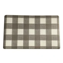 Farmhouse Living Buffalo Check Rustic Comfort Anti Fatigue Kitchen Mat - Elrene Home Fashions