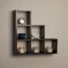 19" X 5" Stepped Six Cube Wall Shelf Black - Danya B. -Home Improvement Store GUEST ab0a7f2b 0f78 428b bb25 29c1549e4889