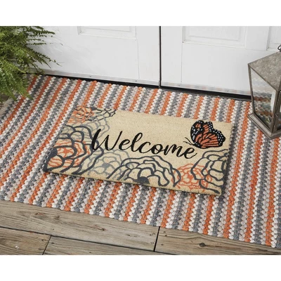 Park Designs Apricot & Stone Doormat 1'6''x2'6'' 3 Park Designs Apricot & Stone Doormat 1'6''x2'6''
