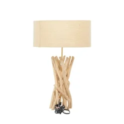 Rustic Wood Table Lamp Beige - Olivia & May 13 Rustic Wood Table Lamp Beige - Olivia & May -Home Improvement Store GUEST aba338a3 1210 4bea aba8 2cd0083140a2