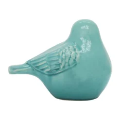 7" Ceramic Bird Outdoor Statue Sea Green - Sagebrook Home -Home Improvement Store GUEST abf4577d 1654 4f41 9c5f adb5727a34bb