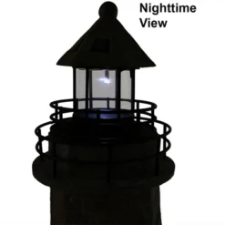 Sunnydaze Decor Sunnydaze Outdoor Backyard Garden Nautical Lighthouse Solar LED Pathlight Statue Figurine - 35" - Brick -Home Improvement Store GUEST ac0b7c4b 0f69 4e57 927b 762f7e0c7e5d
