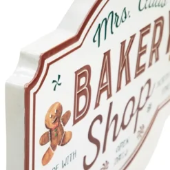 Northlight 18" Mrs. Claus' Bakery Shop Metal Christmas Wall Sign -Home Improvement Store GUEST ac98393a bd69 468a b78e b8f9ce22e514
