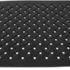 BIRDROCK HOME 24 X 36 Rubber Doormat With Basket Weave Design - Black