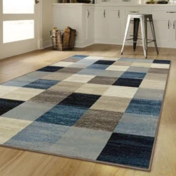 Contemporary Tile Modern Indoor Area Rug Or Runner By Blue Nile Mills -Home Improvement Store GUEST ae88621d c925 4a0f 91db bc7ba214cf36