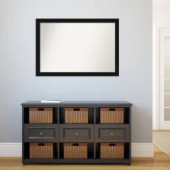 39" X 27" Non-Beveled Avon Black Wall Mirror - Amanti Art 13 39" X 27" Non-Beveled Avon Black Wall Mirror - Amanti Art -Home Improvement Store GUEST af7fccaa 87a4 470a 994f 77e0729083a4