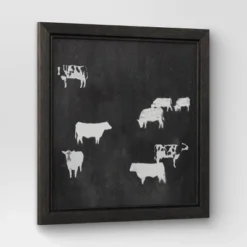 (Set Of 2) 12" X 12" Cow Collection II Framed Wall Canvases - Threshold™ -Home Improvement Store GUEST b344498b 2140 4a52 b3be 29b42cd41f2d