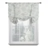 Kate Aurora Shabby Chic Floral Jacobean Sheer Single Tie Up Window Curtain Shade