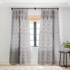 Alison Janssen Hand Drawn Deco Single Panel Sheer Window Curtain - Society6 -Home Improvement Store GUEST b51acde0 6317 419b 84a5 bfd076ac4216