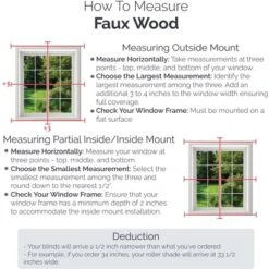 Linen Avenue Cordless Faux Wood Blind, Flush Inside Mount(No Valance Return) -Home Improvement Store GUEST b654637b f74f 4497 beb9 a786dc1136b5