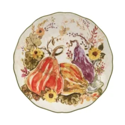 Set Of 4 Harvest Morning Dessert Plates - Certified International
