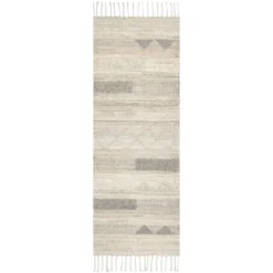 NuLOOM Geometric Stripes Wool Tassel Area Rug -Home Improvement Store GUEST b7ec4e18 e5c0 4197 b399 8db18a6ceebb