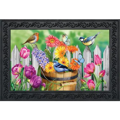Birds And Blooms Spring Doormat Floral Indoor Outdoor 30" X 18" Briarwood Lane 3 Birds And Blooms Spring Doormat Floral Indoor Outdoor 30" X 18" Briarwood Lane