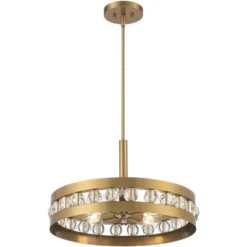 Stiffel Artyom Warm Gold Ring Pendant Chandelier 21 1/2" Wide Modern Clear Crystal Balls 4-Light Fixture For Dining Room House Foyer Kitchen Island 15 Stiffel Artyom Warm Gold Ring Pendant Chandelier 21 1/2" Wide Modern Clear Crystal Balls 4-Light Fixture For Dining Room House Foyer Kitchen Island -Home Improvement Store GUEST b9a9ec19 f81d 414c af15 6e14349f70a2