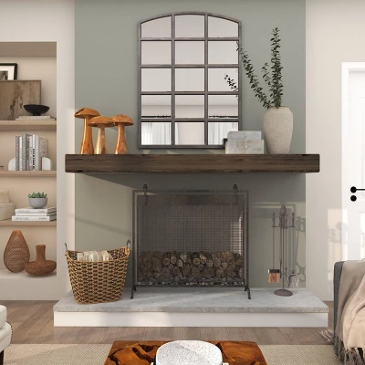 Set Of 3 Teak Wood Mushroom Handmade Live Edge Sculpture With Natural Smooth Finish Brown - Olivia & May 15 Set Of 3 Teak Wood Mushroom Handmade Live Edge Sculpture With Natural Smooth Finish Brown - Olivia & May - Image 13