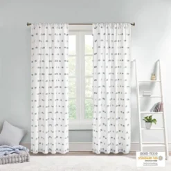 Ashley Pom-Pom Embellished Window Panel -Home Improvement Store GUEST bcf84359 51e4 4865 b8c0 b1aff44daa8f