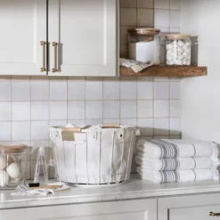 Wire & Fabric Laundry Hamper Sour Cream - Hearth & Hand™ With Magnolia 10 Wire & Fabric Laundry Hamper Sour Cream - Hearth & Hand™ With Magnolia -Home Improvement Store GUEST bd1a9ff9 9efb 4e55 9efa 921125c2aa2d