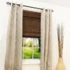 Radiance Brooklyn 46-in Cordless Cocoa Bamboo Roman Shade