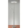 72" Stellar Combo Torchiere Steel (Includes LED Light Bulb) - Adesso 2 72" Stellar Combo Torchiere Steel (Includes LED Light Bulb) - Adesso -Home Improvement Store GUEST bf9d5117 2665 42c6 87fa b7354660329a