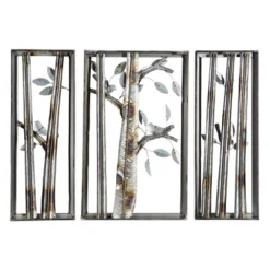 Set Of 3 Metal Bird Wall Decors With Tree Branches - Olivia & May -Home Improvement Store GUEST c0659d5d 2686 414e 8407 82bbc9a50227
