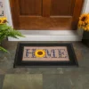 Evergreen Sunflower Home Sassafras Indoor Outdoor Switch Doormat 1'10"x10" Multicolored