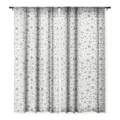 Ninola Design Winter Stars Snowflakes Gray 50" X 64" Single Panel Sheer Window Curtain - Deny Designs 8 Ninola Design Winter Stars Snowflakes Gray 50" X 64" Single Panel Sheer Window Curtain - Deny Designs -Home Improvement Store GUEST c2bca18e 66fa 4432 b08b 0d4b91ea9583