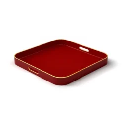 American Atelier Square Tray With Gold Trimming & Handles -Home Improvement Store GUEST c4bee46e 4520 4080 be64 5c21dcb522b7