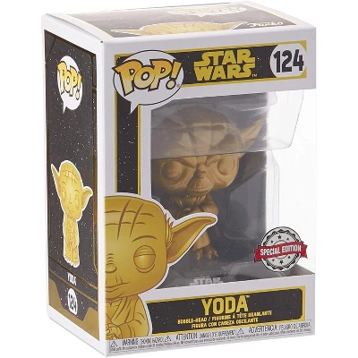 Funko POP Star Wars 4 Inch Vinyl Figure | Metallic Gold Yoda 3 Funko POP Star Wars 4 Inch Vinyl Figure | Metallic Gold Yoda