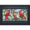 Wintertime Cardinals Doormat 30" X 18" Indoor Outdoor Briarwood Lane -Home Improvement Store GUEST c61d3abe d983 4d1d a880 72e35942e793
