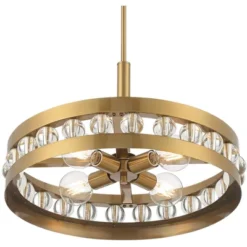 Stiffel Artyom Warm Gold Ring Pendant Chandelier 21 1/2" Wide Modern Clear Crystal Balls 4-Light Fixture For Dining Room House Foyer Kitchen Island 12 Stiffel Artyom Warm Gold Ring Pendant Chandelier 21 1/2" Wide Modern Clear Crystal Balls 4-Light Fixture For Dining Room House Foyer Kitchen Island -Home Improvement Store GUEST c682a296 6a2b 415c 9da2 ba6a85b83702