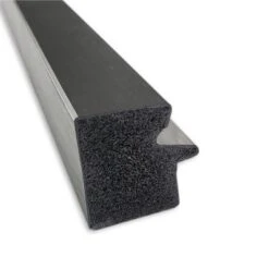 40" X 29" Non-Beveled Eva Black Silver Thin Wall Mirror - Amanti Art