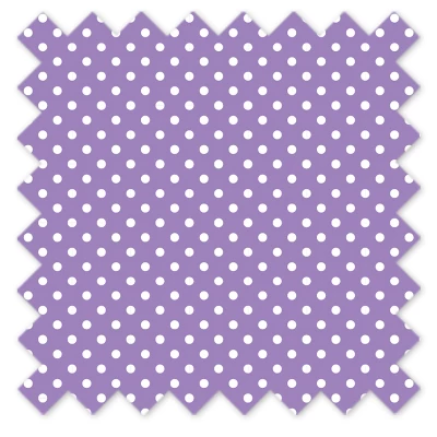 Bacati - Pin Dots Purple Cotton Printed Single Window Curtain Panel 5 Bacati - Pin Dots Purple Cotton Printed Single Window Curtain Panel - Image 3