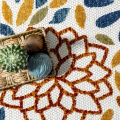 NuLOOM Monique Floral Indoor/Outdoor Area Rug -Home Improvement Store GUEST ca105fe9 7565 48d6 9f93 da9d4cdc70d1