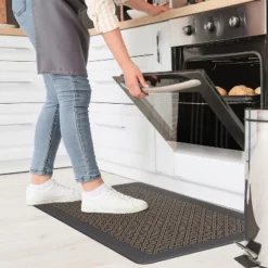 World Rug Gallery Geometric Textline Anti-Fatigue Standing Mat -Home Improvement Store GUEST cb008296 70e5 41ea 8683 457d9a1ed9e2