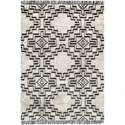 NuLOOM Celia Soft Shag Abstract Aztec Fringe Area Rug 21 NuLOOM Celia Soft Shag Abstract Aztec Fringe Area Rug -Home Improvement Store GUEST cb97f9da 70dc 4e27 ac8f 2a1bbb896c8d