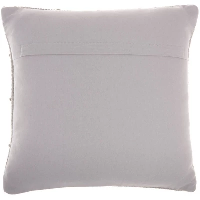 18"x18" Life Styles Chevron Loops Square Throw Pillow Light Gray - Mina Victory 5 18"x18" Life Styles Chevron Loops Square Throw Pillow Light Gray - Mina Victory - Image 3