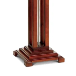 Robert Louis Tiffany Mission Floor Lamp With Nightlight 62.5" Tall Walnut Wood Column Stained Glass Shade For Living Room Reading Bedroom 13 Robert Louis Tiffany Mission Floor Lamp With Nightlight 62.5" Tall Walnut Wood Column Stained Glass Shade For Living Room Reading Bedroom -Home Improvement Store GUEST ceb73914 62ae 406a a012 29c234d3df6a