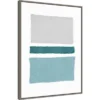 22" X 30" Painted Weaving V Blue Green By Piper Rhue Framed Canvas Wall Art Gray Wash - Amanti Art -Home Improvement Store GUEST d026cc71 b97e 4dcc acda 703483de7996