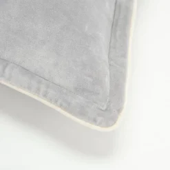 Connie Post Solid Poly Filled Square Pillow Light Gray - Rizzy Home -Home Improvement Store GUEST d09779df 16a6 45f3 8d1f f61ea372c45a