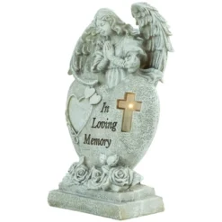 Northlight 10" Solar LED Lighted Praying Angel "In Loving Memory" Outdoor Garden Statue 8 Northlight 10" Solar LED Lighted Praying Angel "In Loving Memory" Outdoor Garden Statue -Home Improvement Store GUEST d0b1f747 7e36 4096 a01c 27cc081d0a8e