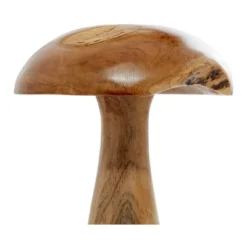 Set Of 3 Teak Wood Mushroom Handmade Live Edge Sculpture With Natural Smooth Finish Brown - Olivia & May 25 Set Of 3 Teak Wood Mushroom Handmade Live Edge Sculpture With Natural Smooth Finish Brown - Olivia & May -Home Improvement Store GUEST d39faaf2 4709 4fa4 881a 2a3691aa323b