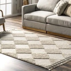 NuLOOM Marissa High/Low Diamond Tassel Area Rug 17 NuLOOM Marissa High/Low Diamond Tassel Area Rug -Home Improvement Store GUEST d3a18a56 7a4d 446b 9f2a fbad8949a5b1