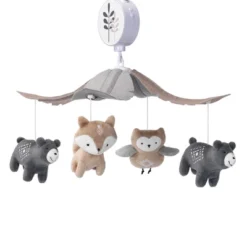 Lambs & Ivy Woodland Forest Gray/Tan Musical Baby Crib Mobile Soother Toy -Home Improvement Store GUEST d40655c3 3973 450b a189 07060ca15cef