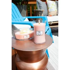 21.5oz Large Hourglass Jar Candle Coastal Sunset - WoodWick -Home Improvement Store GUEST d69858e6 98ac 4482 9bb2 9b8e8b93a7e4